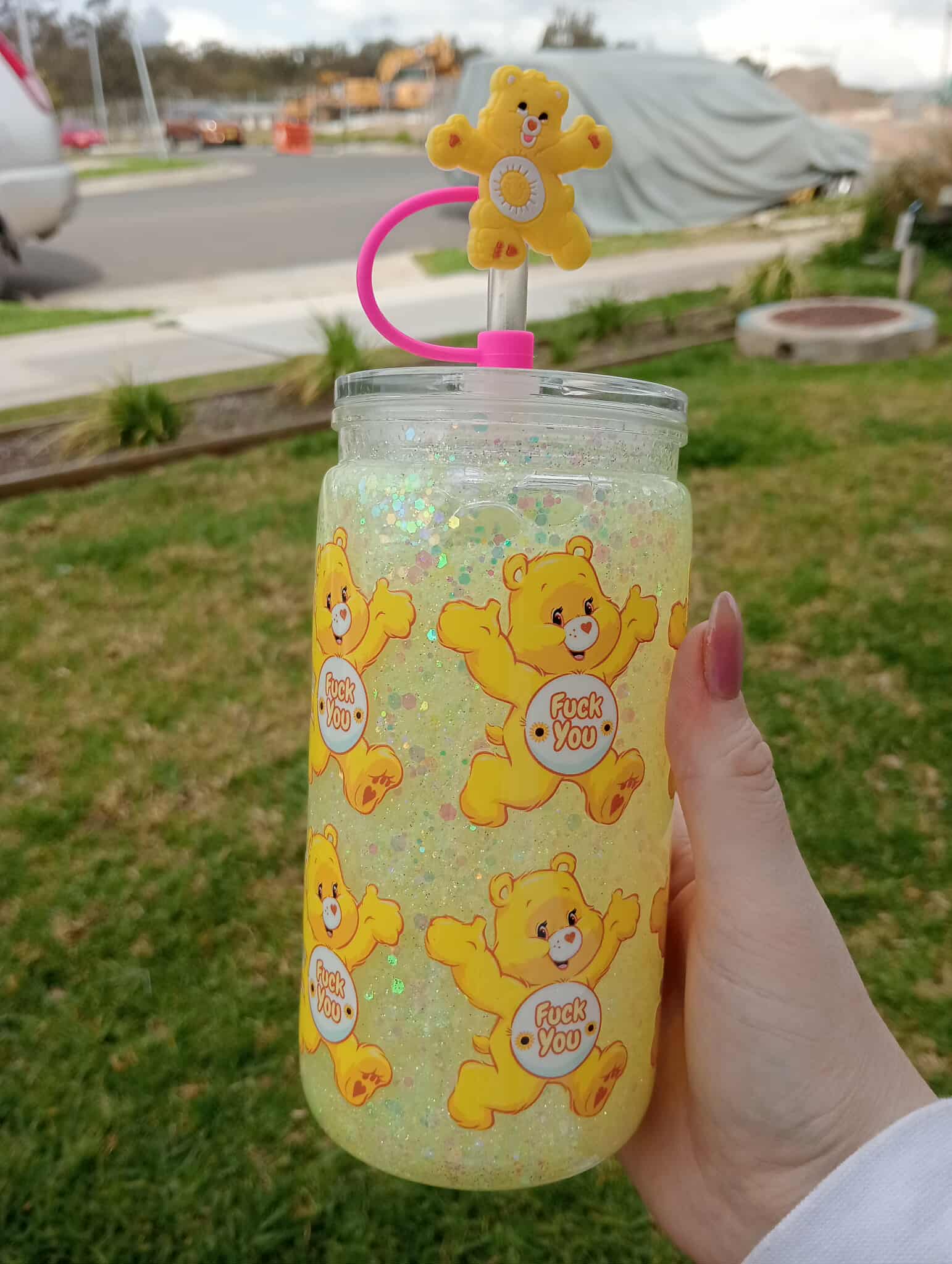 Cheeky Care Bears Snowglobe Tumbler