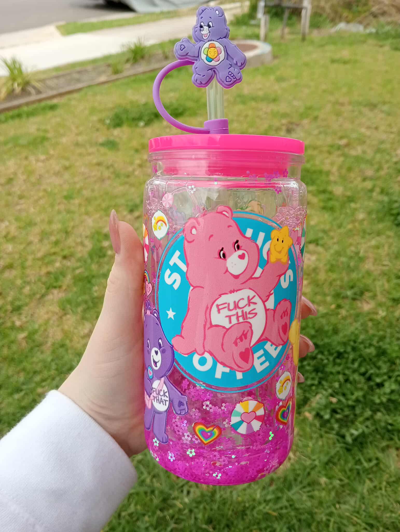 Cheeky Care Bears Snowglobe Tumbler