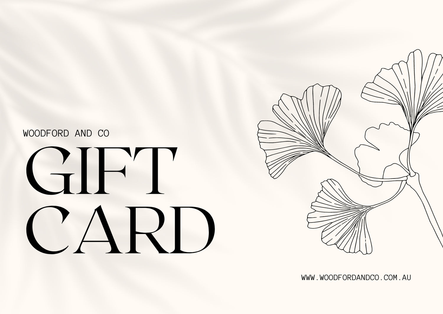 Gift Card — Woodford and Co
